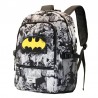 MOCHILA BATMAN FIGHT HS FAN BLANCO Y NEGRO