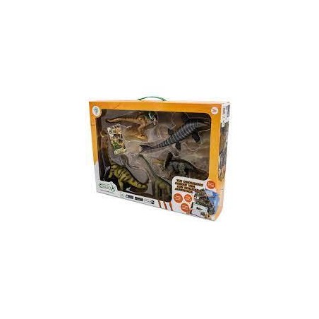 PACK PREHISTORICO 5 FIGURAS Y SUS CARTAS