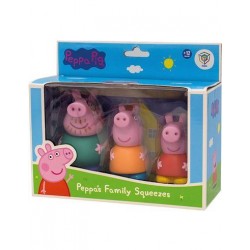 PEPPA PIG 3 FIGURAS GOMA PARA EL BAÑO