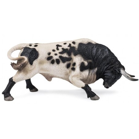 TORO BRAVO BERRENDO EMBISTIENDO