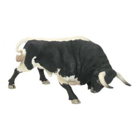 TORO BRAVO APAREJADO EMBISTIENDO