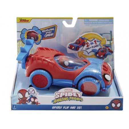 SPIDEY VEHICULO FLIP AND JET 