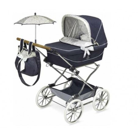 VINTAGE COCHE REBORN PLEGABLE CON SOMBRILLA