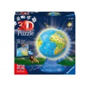 3D GLOBO 180 PIEZAS CON LUZ 3D PUZZLEBAL