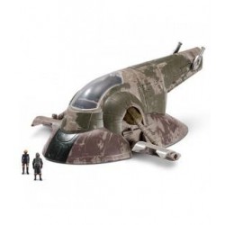 STAR WARS NAVE DELUXE BOBA FETT Y FIGURAS