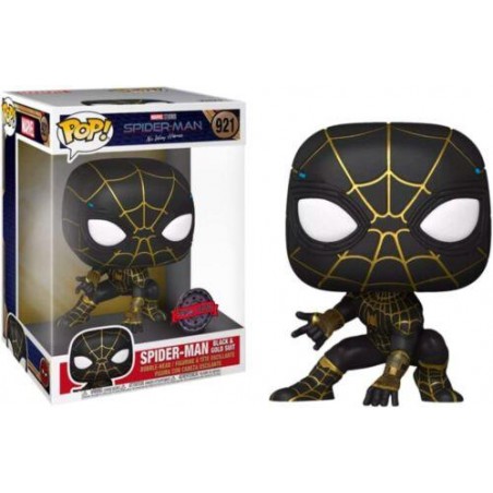 FUNKO POP JUMBO SPIDERMAN BLACK GOLD