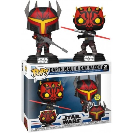 FUNKO POP STAR WARS CLONEWARS MAUL/GAR