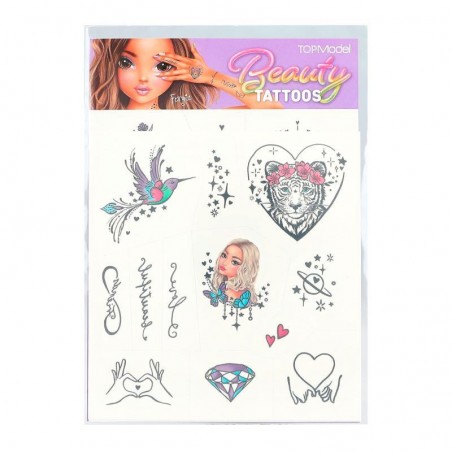 TOP MODEL TATUAJES BEAUTY AND ME 1 UNIDAD