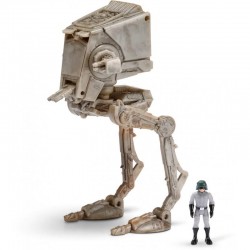 STAR WARS NAVE 8 CM AT-ST HOTH Y FIGURA
