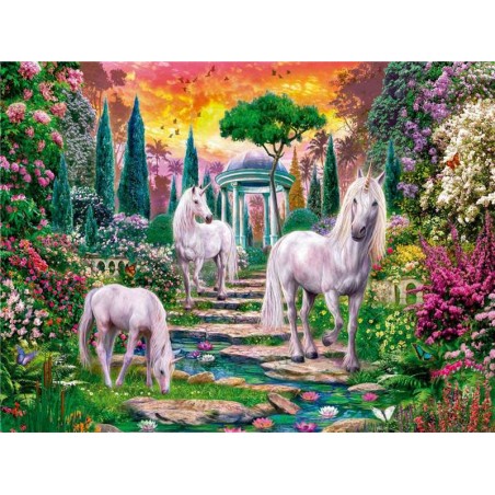 PUZZLE 2000 PZAS CLASICAL GARDEN UNICORNS