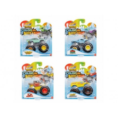 HOT WHEELS MONSTER TRUCK COCHE COLOR SHIFTER 1 UNIDAD