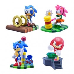FIGURA 8 CM SONIC CON DIORAMA MONTABLE