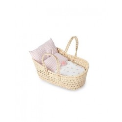 CAPAZO DE PALMA FLORES Y VICHY PEQUEÑO