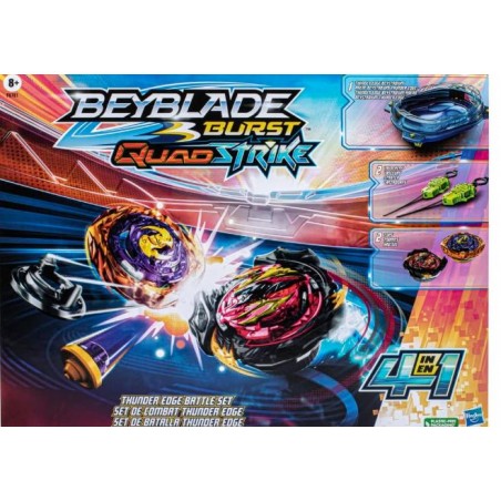 BEYBLADE QUADSTRIKE - SET DE BATALLA THUNDER