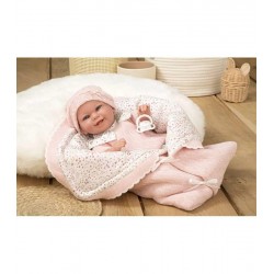 ELEGANCE 35 CM BABYTO ROSA CON MANTA