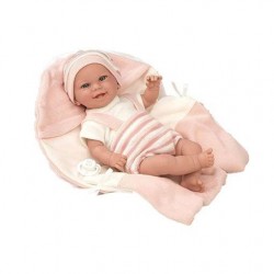 ELEGANCE 35 CM BABYTO ROSA CON MANTA