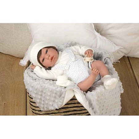 ELEGANCE 40 CM ANDIE GRIS CON MANTA