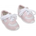 REBORN DEPORTIVAS ROSAS Y BLANCAS 45 CM