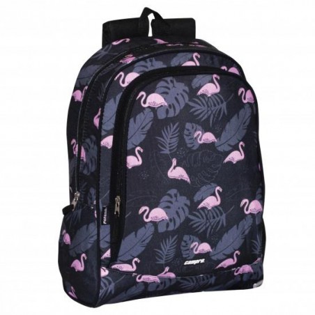 MOCHILA ESCOLAR 40 CM FLAMINGO