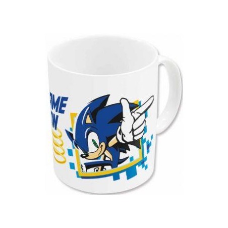 TAZA DE CERAMICA 325 ML SONIC GAME