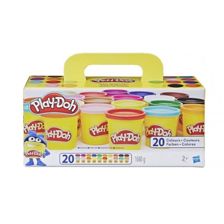 Playdoh Pack Super Color 20 Botes