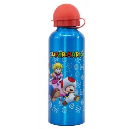 BOTELLA ALUMINIO 530 ML SUPER MARIO