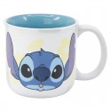 TAZA CERAMICA DESAYUNO 400 ML STITCH