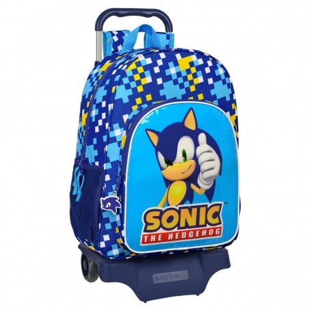 MOCHILA CON CARRO DE RUEDAS SONIC SPEED