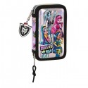 PLUMIER DOBLE PÑO 28 PZAS MONSTER HIGH BEST BOOS