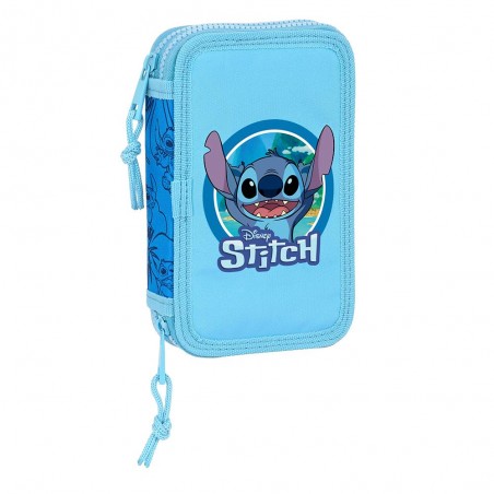 PLUMIER DOBLE PÑO 28 PZAS STITCH