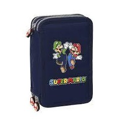 PLUMIER TRIPLE 36 PZAS SUPER MARIO