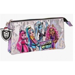 PORTATODO TRIPLE MONSTER HIGH "BEST BOOS