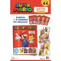 MEGAPACK ALBUM + 4 SOBRES CROMOS SUPER MARIO