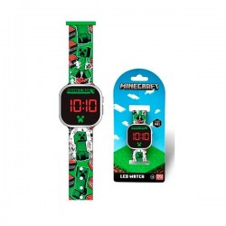 RELOJ LED MINECRAFT