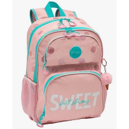 BLIN BLIN DOTS MOCHILA DOBLE ADAPTABLE