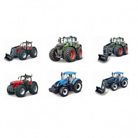 BBURAGO TRACTOR ESCALA 1:50 1 UNIDAD