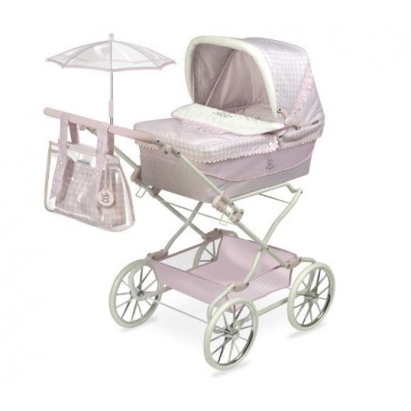 NIZA COCHE REBORN PLEGABLE CON SOMBRILLA 90 CM