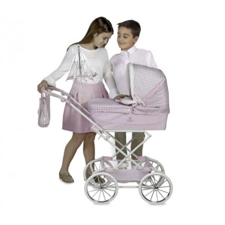 NIZA COCHE REBORN PLEGABLE CON SOMBRILLA 90 CM