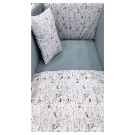 D´PEQUES EDREDON + CHICHONERA BOSQUE AZUL