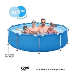 PISCINA ESTRUCTURA CIRCULAR 305X76 CM