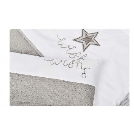MS MINICUNA TEENY COLECHO GRIS + TEXTIL WISH