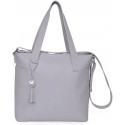 TUCTUC BOLSA PANERA POLIPIEL LOVE GRIS