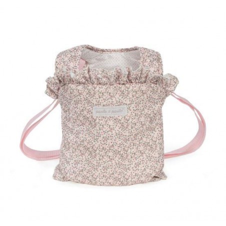 MOCHILA PORTABEBE LILI FLOR ROSA PASITO A PASITO