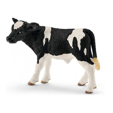 SCHLEICH TERNERO FRISON DE MANCHAS NEGRAS