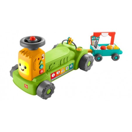 FISHER-PRICE RIE Y APRENDE TRACTOR 4 EN 1