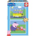 PUZZLE 2X9 PIEZAS PEPPA PIG