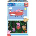 PUZZLE 2X16 PIEZAS PEPPA PIG