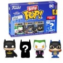 BITTY POP DC BATMAN ADAM WEST 4 FIGURAS
