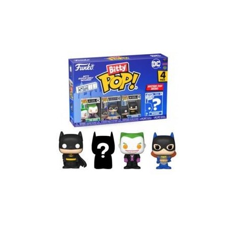 BITTY POP DC BATMAN ADAM WEST 4 FIGURAS