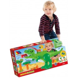 MOLTO BLOCKS DINO 30 PIEZAS